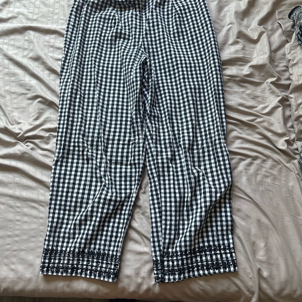 AGB Monochrome Checkered Trousers